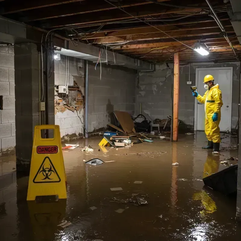 Flooded Basement Electrical Hazard in Walla Walla East, WA Property